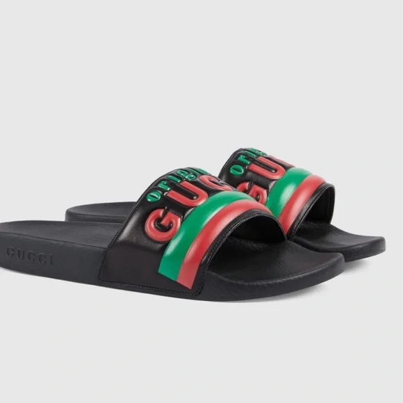 Gucci | Shoes | Gucci Mens Original Gucci Slide Sandal Size  display picture 3
